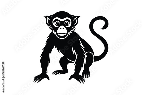 monkeys design silhouette vector illustration photo