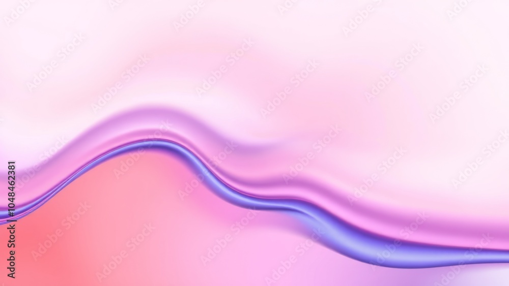 Fototapeta premium Soft gradient smooth liquid abstract background.