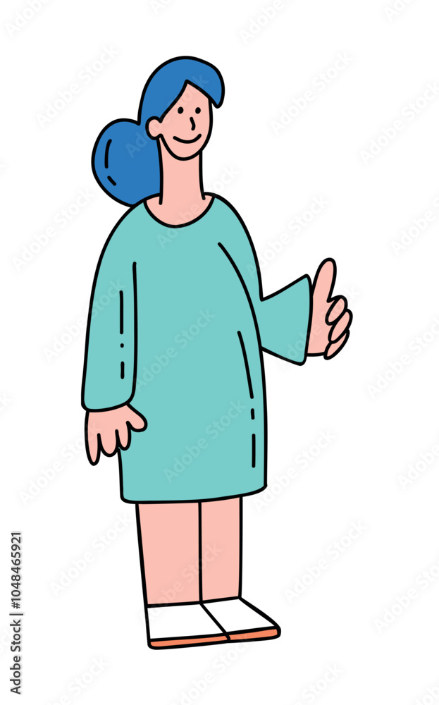 Minimalist Line Art Woman Giving Thumbs Up - Simple Character Illustration with Positive Gesture, Suitable for Business and Educational Content, Perfect for Stock Vector and Graphic Design Minimalist Line Art Woman Giving Thumbs Up - Simple Character Illustration with Positive Gesture, Suitable for Business and Educational Content, Perfect for Stock Vector and Graphic Design