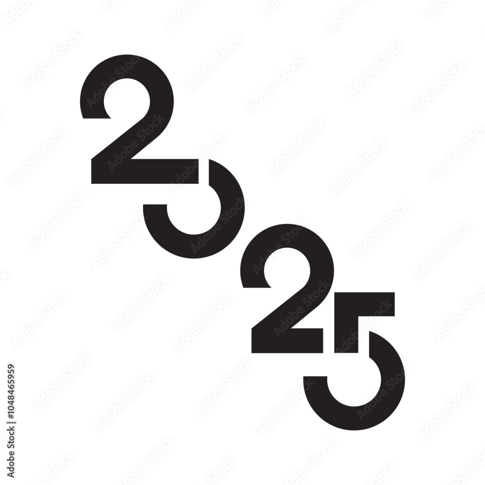 happy new year 2025 logo vector eps happy new year 2025 logo vector eps