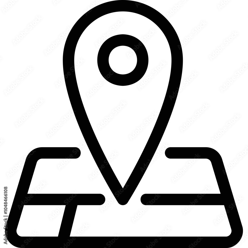 Simple vector icon location