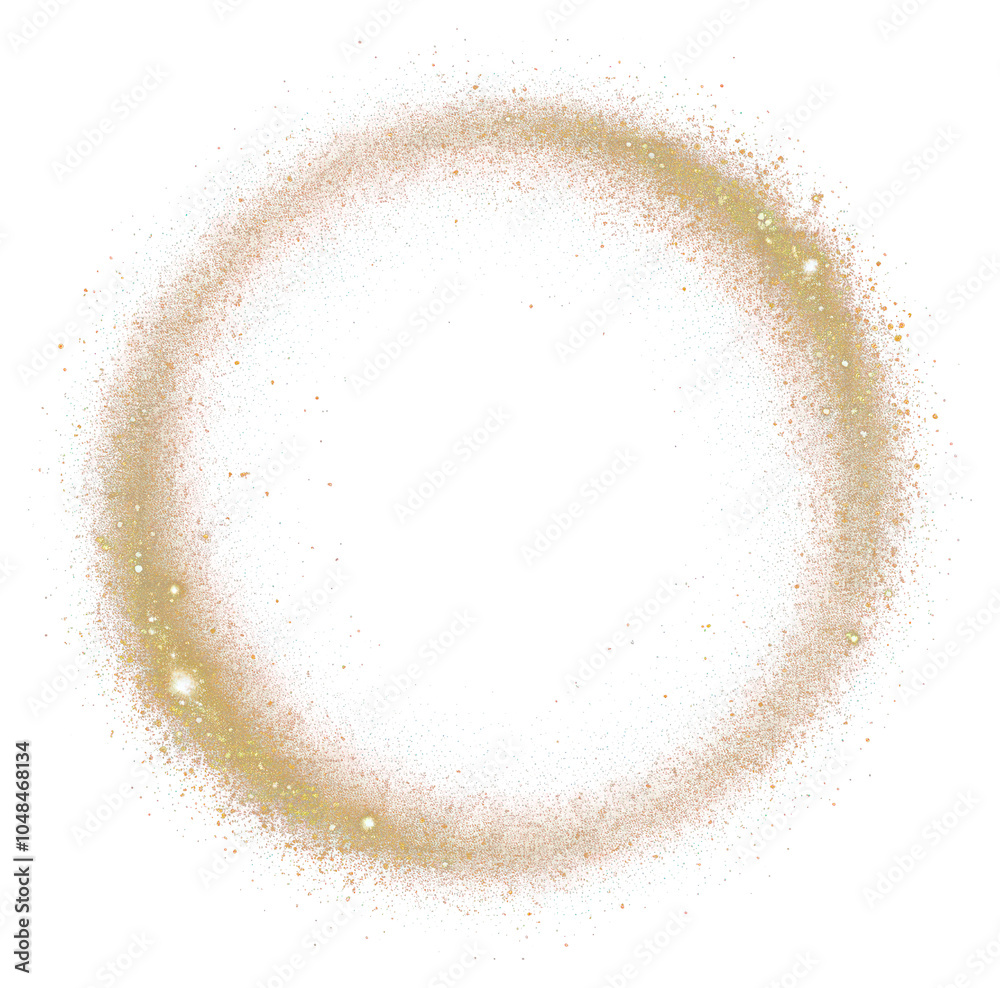 custom made wallpaper toronto digitalPNG Golden glittering circular particle ring