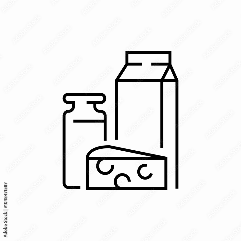 grocery products icon sign vector grocery products icon sign vector