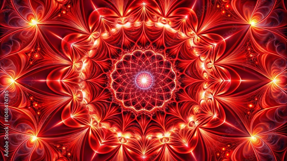 A fiery and luminous mandala with a central radiant core surrounded by intricate, flowing patterns. A fiery and luminous mandala with a central radiant core surrounded by intricate, flowing patterns.