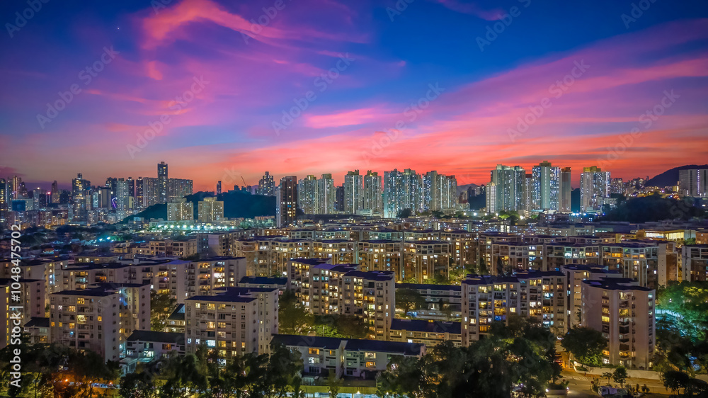 Obraz premium a city scape of Middle Kowloon at Kowloon tong Oct 23 2024