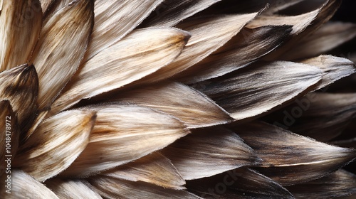 High-Detail Zoomed Perspective of Sunflower Seed