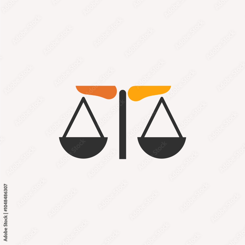 Scale logo vector minimalist Scale logo vector minimalist