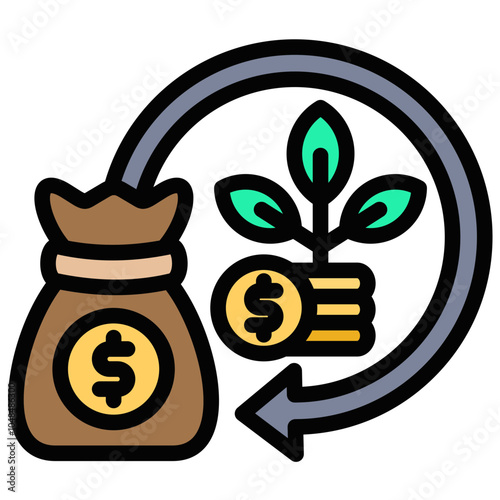 Return On Investment Icon