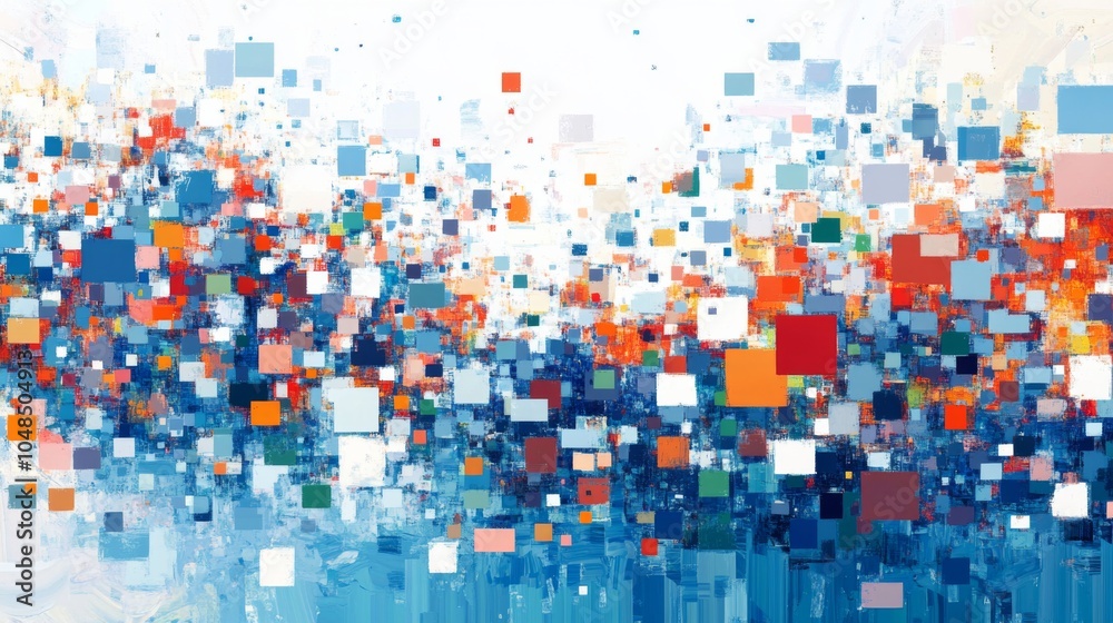 Abstract Geometric Color Explosion Abstract Geometric Color Explosion