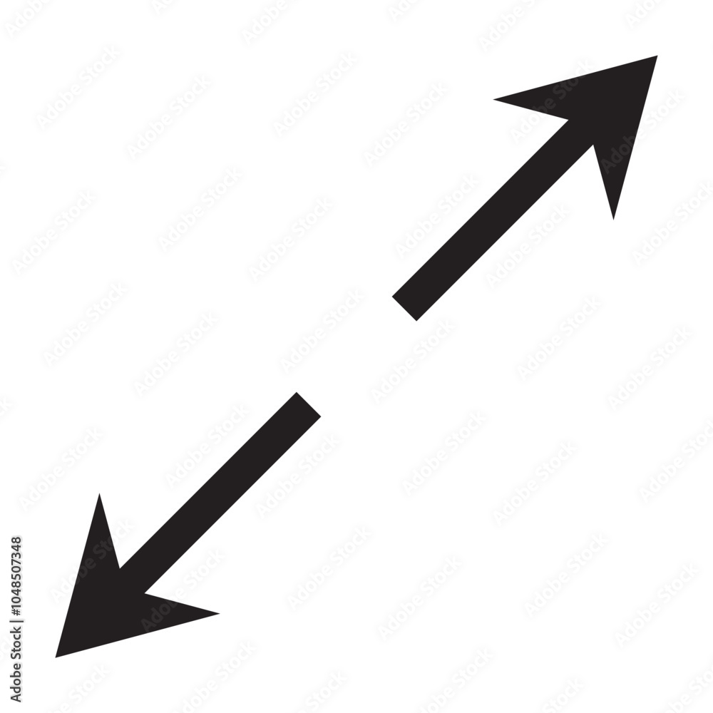 Maximize and expand, direction arrows from full screen icon vector. Flat style Arrow means from expansion and open icon vector illustration. Maximize and expand, direction arrows from full screen icon vector. Flat style Arrow means from expansion and open icon vector illustration.