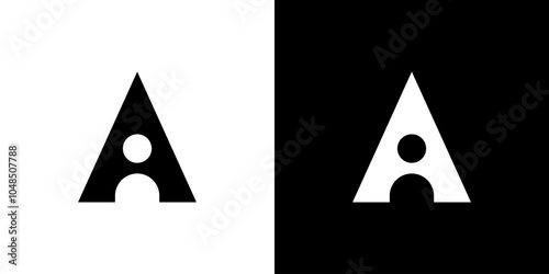 People user icon triangle avatar change account business logo vector