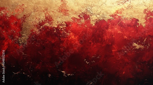 Abstract Red and Gold Texture