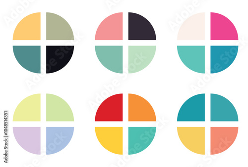 Free Download Abstract color palette Color swatches - GFXLoad