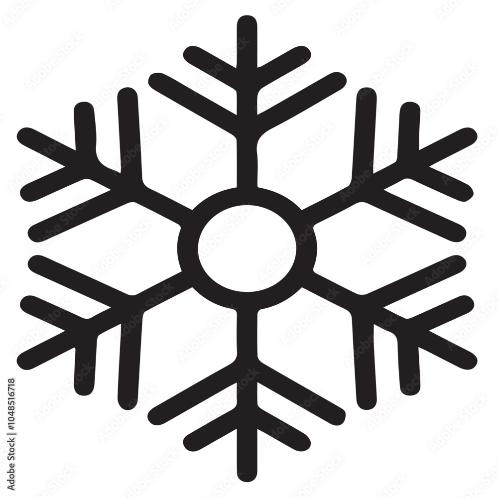 Snowflakes black and white shapes lines winter season decoration illustration Snowflakes black and white shapes lines winter season decoration illustration