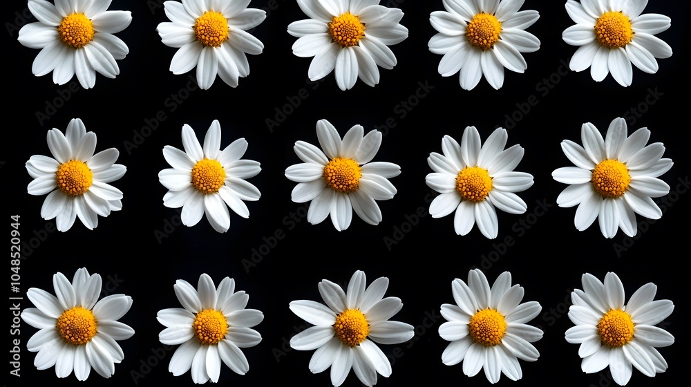 Many white daisies with yellow centers, top view, mobile wallpaper, phone background, mobile phone wallpaper, mobile phone background Many white daisies with yellow centers, top view, mobile wallpaper, phone background, mobile phone wallpaper, mobile phone background