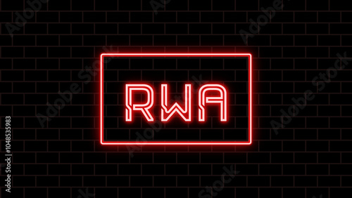 RWA のネオン文字 photo