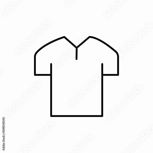 t shirt clothing icon sign vector