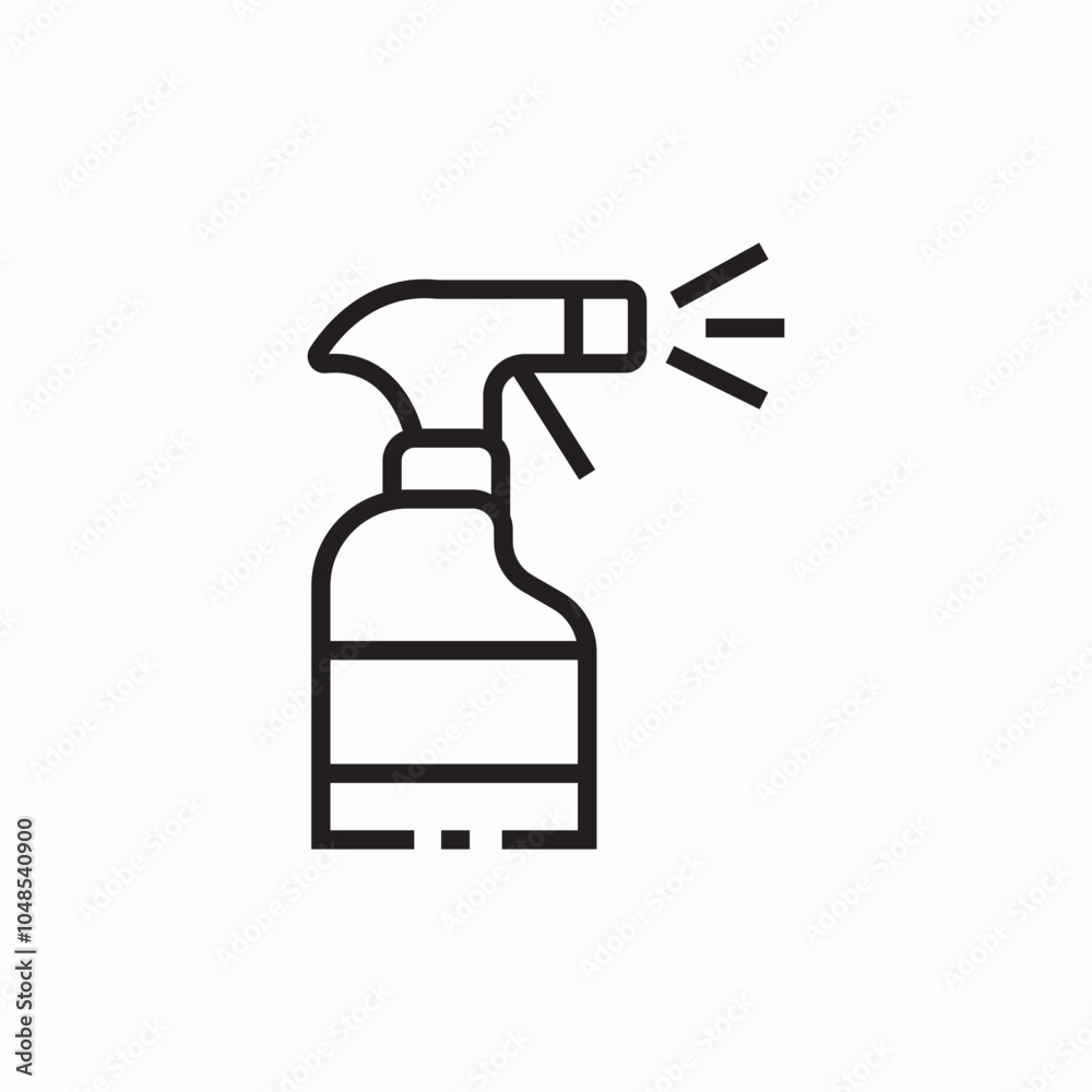 window cleaner spray icon sign vector window cleaner spray icon sign vector