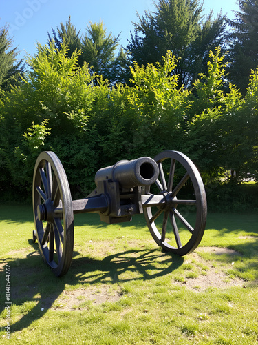 Antique cannon in Lappeenranta photo