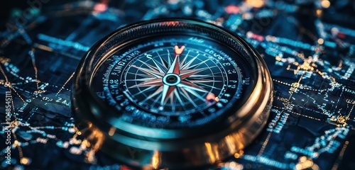 Wallpaper Mural Strategic business insights enhanced through the use of digital compass technology. Torontodigital.ca