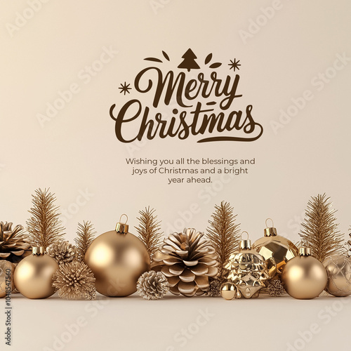 Merry Christmas social media post