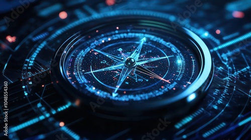 Wallpaper Mural Strategic corporate planning leverages digital compass for navigational insight. Torontodigital.ca