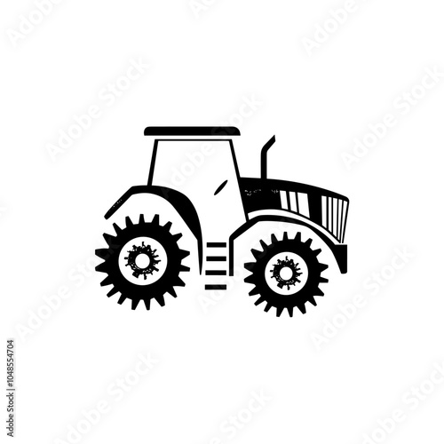 Logo Design for Jota Tratores - Strong and Industrial Agricultural Branding

