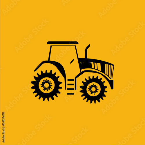 Logo Design for Jota Tratores - Strong and Industrial Agricultural Branding

