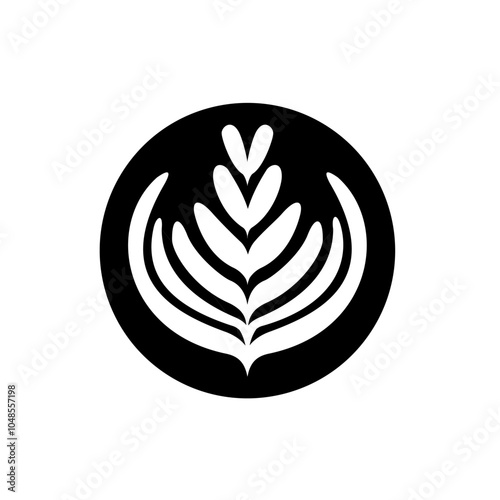 Vector design, Cafe latte art