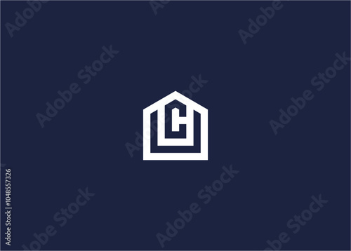 letter uc house logo icon design vector design template inspiration