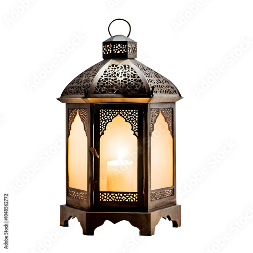 Wallpaper Mural Islamic Lantern Arabian Lamp with Candle Eastern Culture and Religion Ramadhan Kareem Decoration Isolated Transparent Background Torontodigital.ca