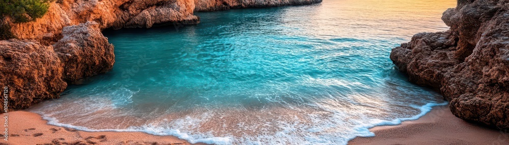 Obraz premium Coastal adventures, vibrant colors, dynamic scenes, scenic routes, inviting