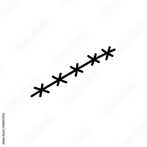wound suture icon
