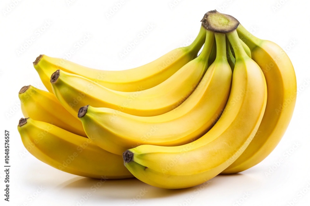 Bananas isolated on the white background Bananas isolated on the white background