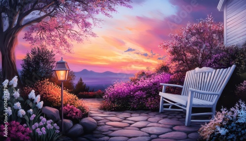 Summer choice, vibrant colors, joyful scenes, cozy setting, inviting