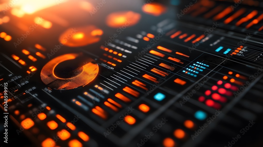 AI-powered workflow automation dashboard, futuristic interface, data analytics, glowing holograms, deep blue background AI-powered workflow automation dashboard, futuristic interface, data analytics, glowing holograms, deep blue background