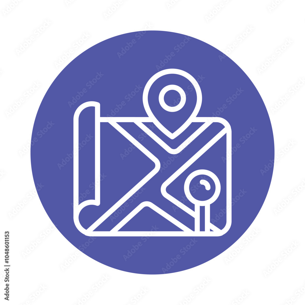 Location vector Outline Circle Design icon. Volunteering Symbol on White background EPS 10 File Location vector Outline Circle Design icon. Volunteering Symbol on White background EPS 10 File