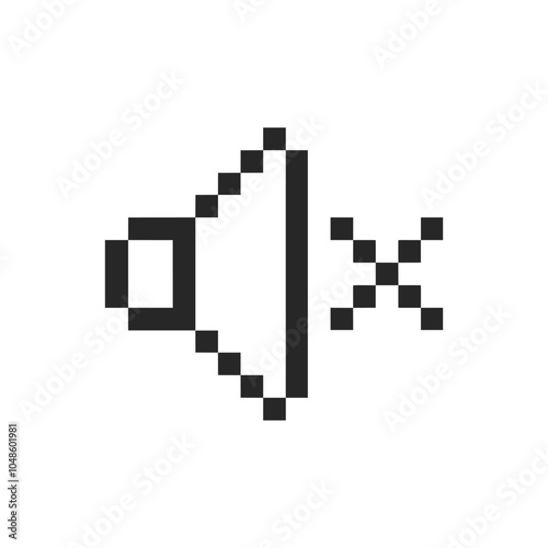 sound audio symbol pixel art