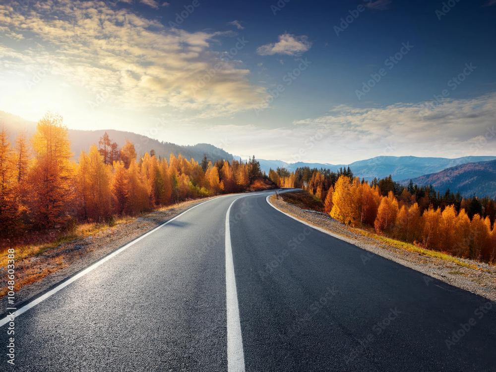 Autumn road Autumn road