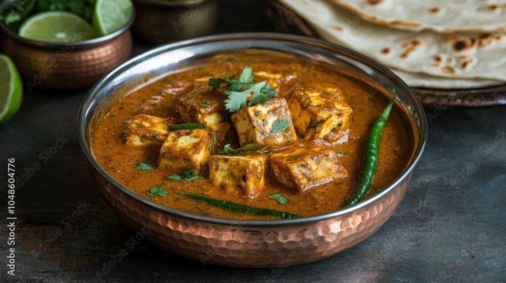 Spiced Paneer Curry with Fresh Ingredients Spiced Paneer Curry with Fresh Ingredients