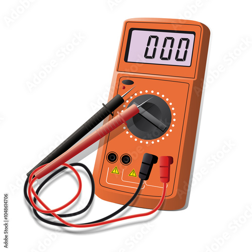 Multi Tester orange no background