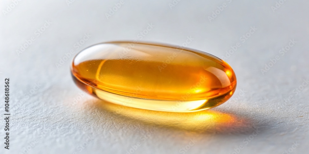 Gel Capsule with Liquid on White Surface - Tilt-Shift Photography for Health and Wellness Gel Capsule with Liquid on White Surface - Tilt-Shift Photography for Health and Wellness