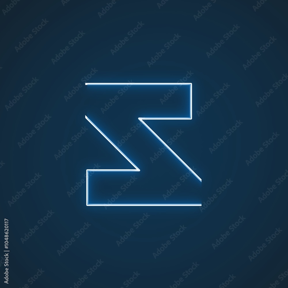 Logo and wallpaper design with English letters Logo and wallpaper design with English letters
