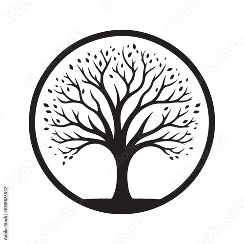 Download Leafless Tree Silhouette Vectors – Ideal for Autumn & Winter Themes