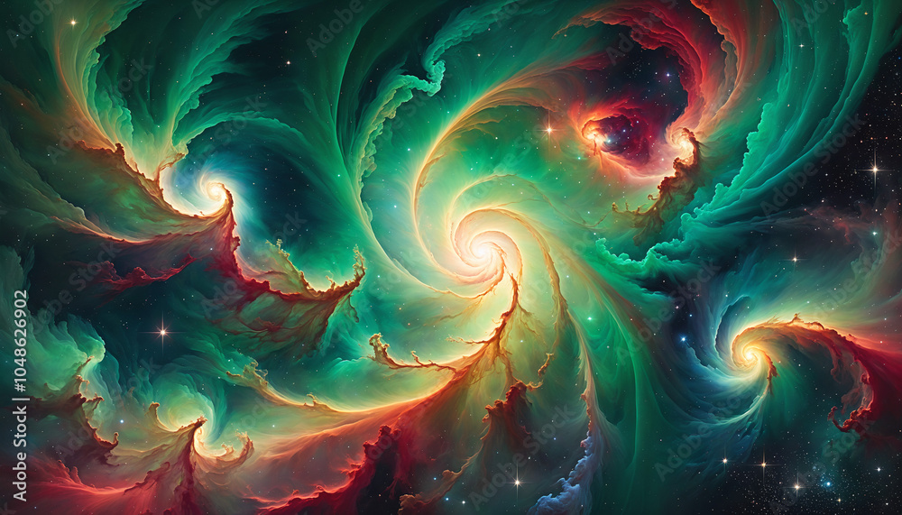 Vibrant Spiral Galaxy Vibrant Spiral Galaxy