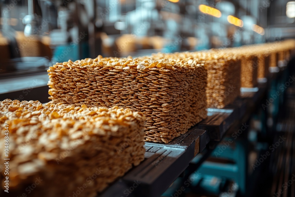 Cereal Production Line with Stacked Flakes Cereal Production Line with Stacked Flakes