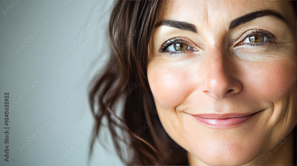 Mature Woman with Confident Smile Mature Woman with Confident Smile
