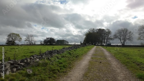 POV b-roll of Magpie Mine in the Derbyshire Peak District National Park. photo