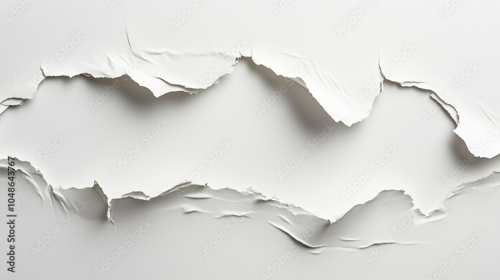 Textured White Folded Paper with Dynamic Shadows and Highlights - Detailed Close-Up of Crumpled Material for Creative Backgrounds and Designs Textured White Folded Paper with Dynamic Shadows and Highlights - Detailed Close-Up of Crumpled Material for Creative Backgrounds and Designs