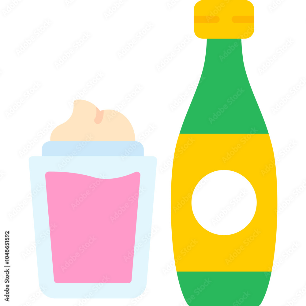 Egg Cream Icon Egg Cream Icon